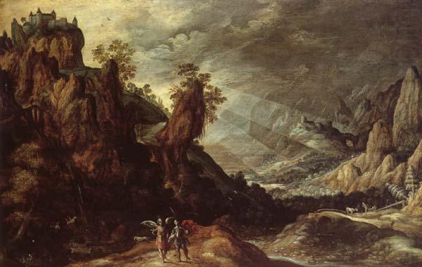 KEUNINCK, Kerstiaen Landscape wiht Tobias and the Angle china oil painting image